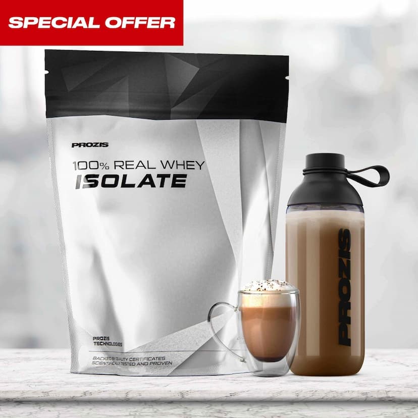 100% Real Whey Isolate  + BCAA Gratis