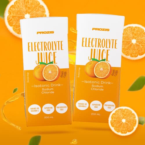 2 x Electrolyte Juice - Bebida isotónica con electrolitos  - Naranja