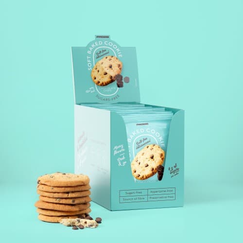 12 x Soft Baked Cookie - Low sugars - Pepitas de chocolate